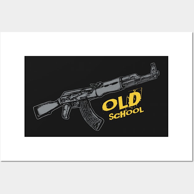 TACTICOOL OLD SCHOOL AK47 Wall Art by Cataraga